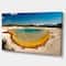 Designart - Yellowstone Heat Pool Panorama - Landscape Print Wall Artwork